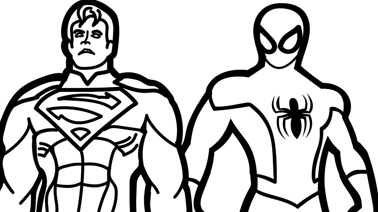1280x720 Batman Vs Superman Coloring Pages To Amusing Printable For Pict