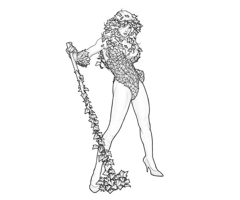 800x667 Poison Ivy Coloring Pages Adult Printable Batman Arkham City