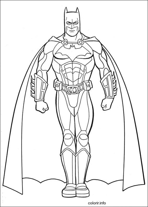 567x794 Batman Begins Coloring Pages