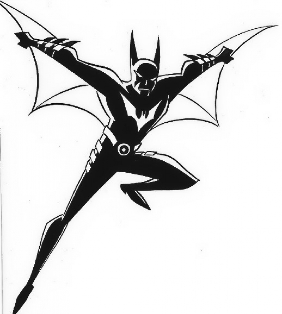 918x1024 Batman Beyond Coloring Pages