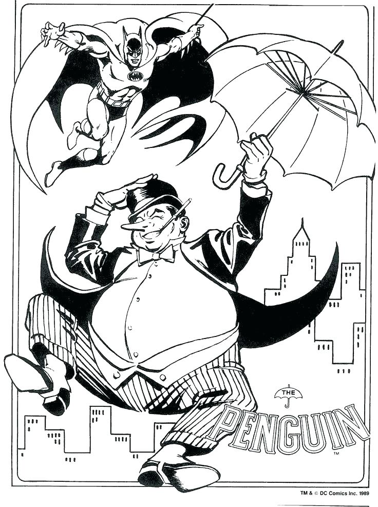 736x987 Penguin Batman Coloring Pages Batman Beyond Coloring Pages