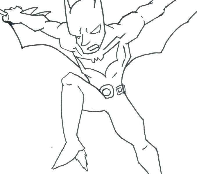 678x600 Batman Beyond Coloring Pages Batman Coloring Pages Cartoon Beyond