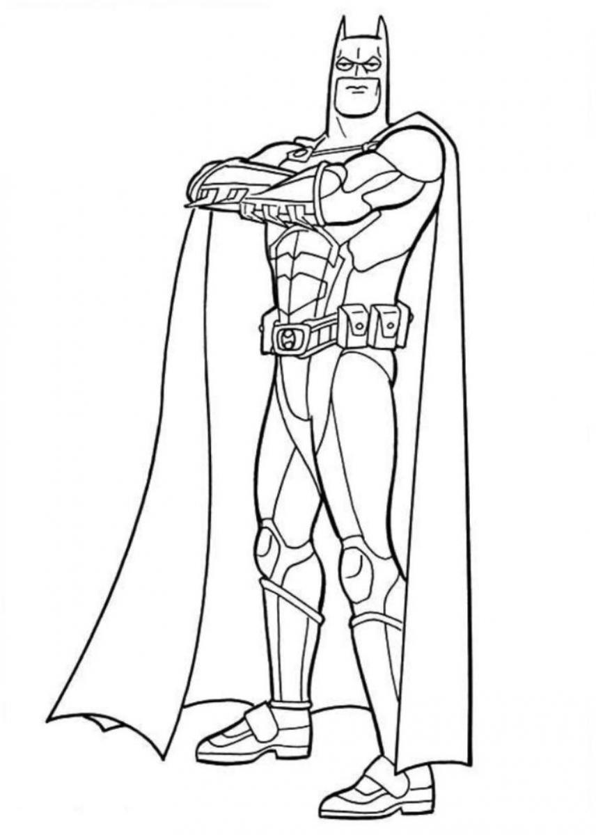 856x1200 Bright Idea Batman Color Page Batman Coloring Pages Free Sample