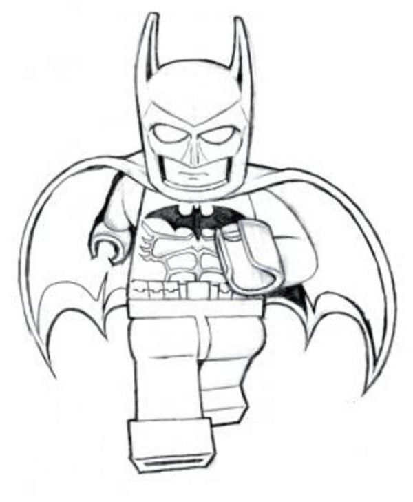 600x729 Lego Batman Coloring Pages To Print
