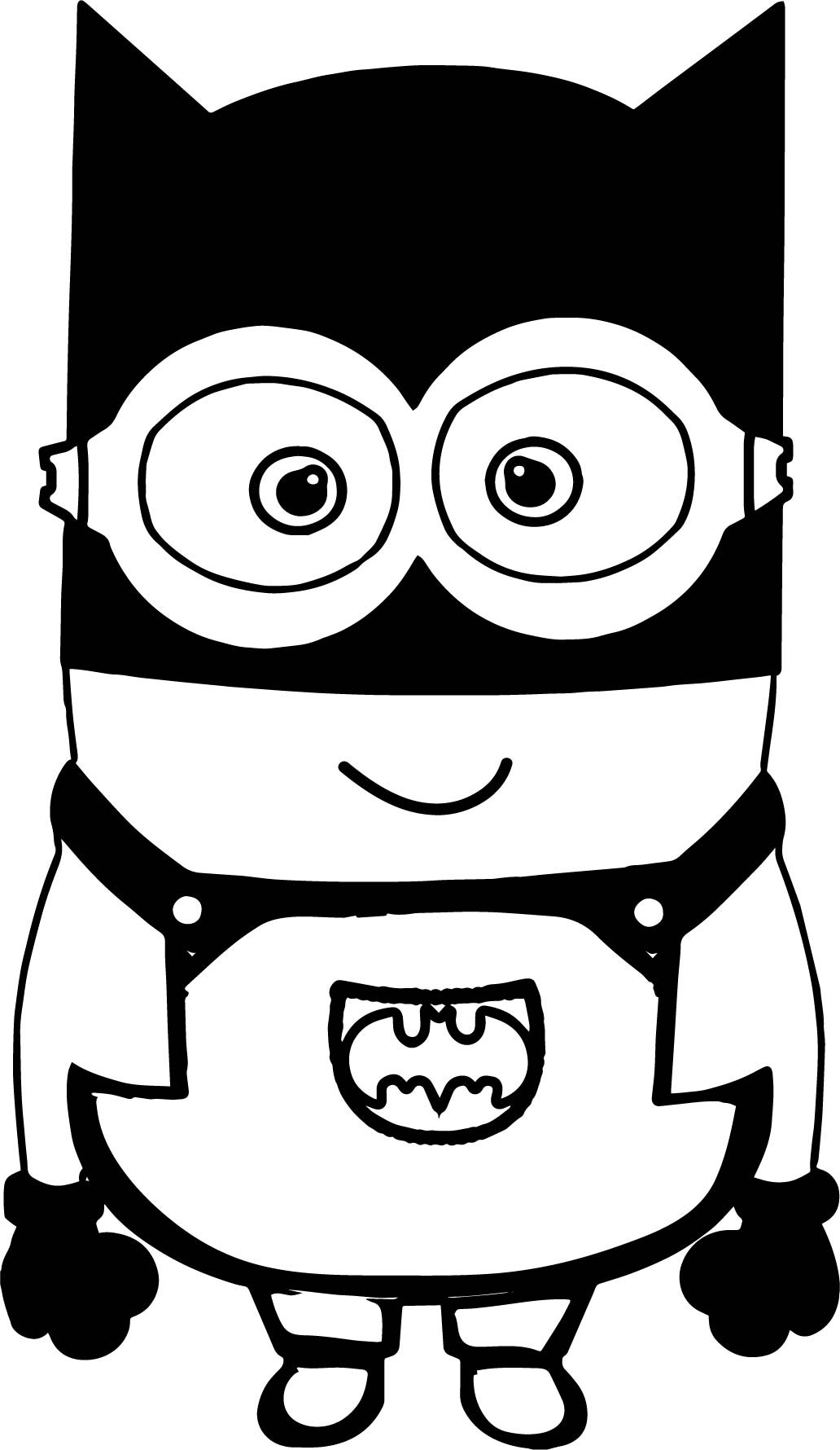 1032x1780 Minions In Space Coloring Pages H Robot Minion Page Batman