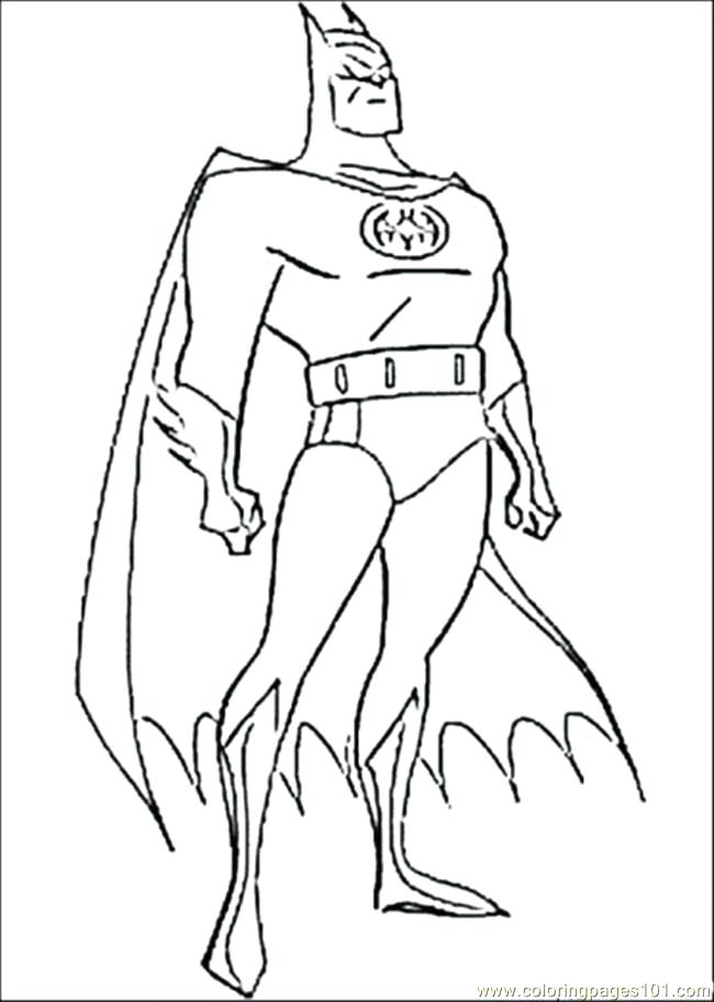 650x912 Batman Cartoon Coloring Pages