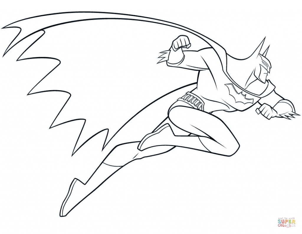 1024x792 Batman Cartoon Coloring Pages Batman Cartoon Coloring Pages Batman
