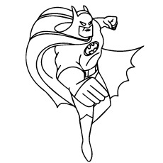 230x230 Batman Coloring Pages Free Printable For Kids