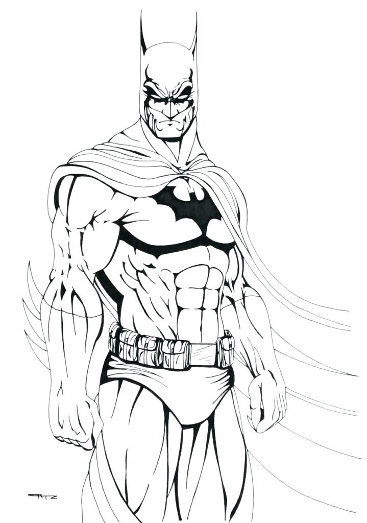 719x1024 Batman Coloring Pages Free Printable Batman Coloring Pages Kid