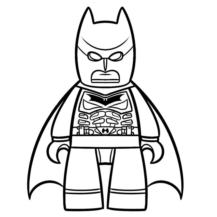750x750 Batman Coloring Pages Lego Batman And Batman