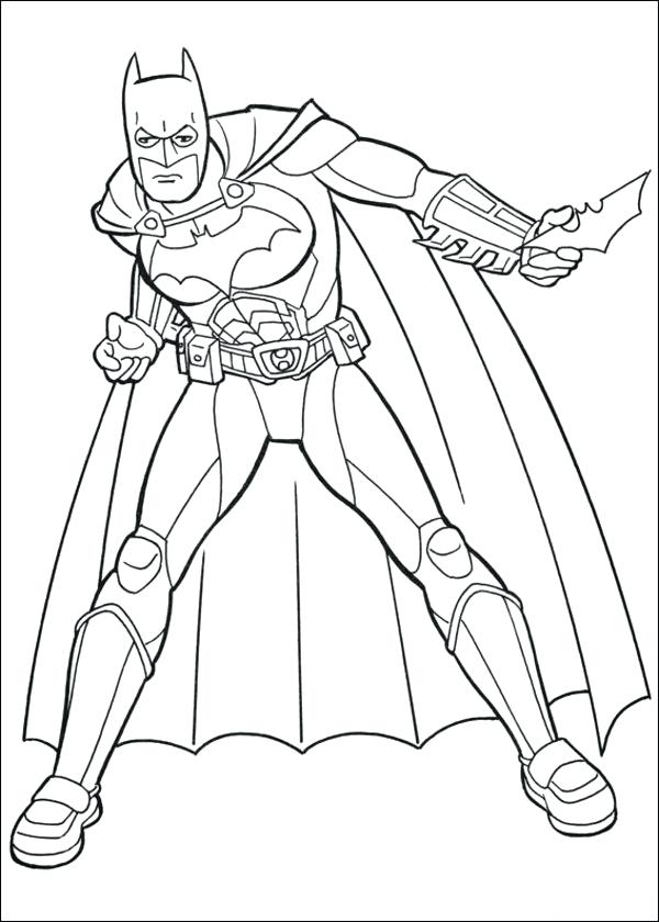 600x840 Batman Coloring Pages To Print Free Free Online Printable Batman