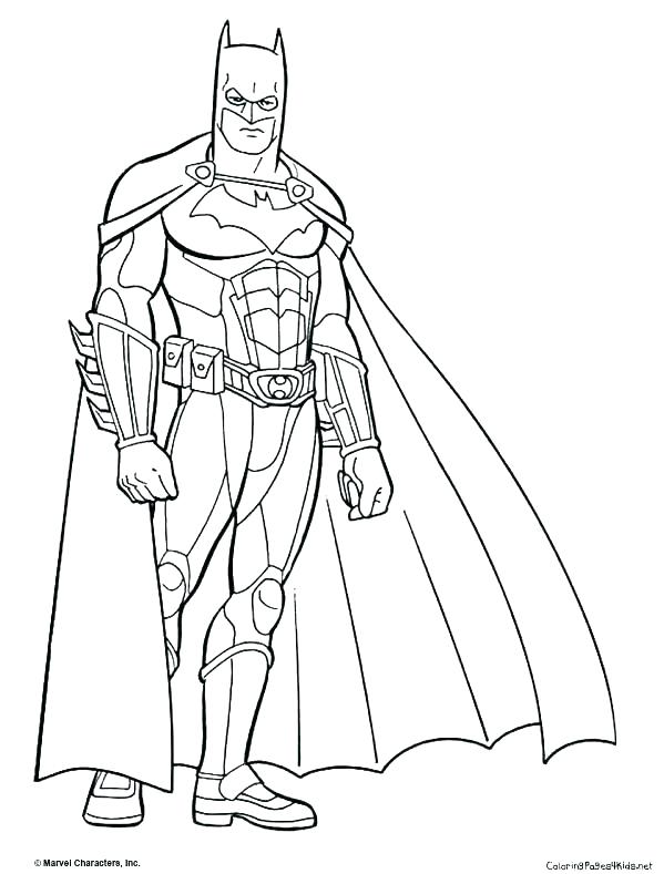 599x789 Amazing Free Batman Coloring Pages With Additional World Free