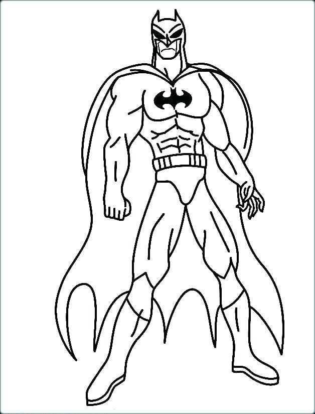 Batman Free Printable Coloring Pages