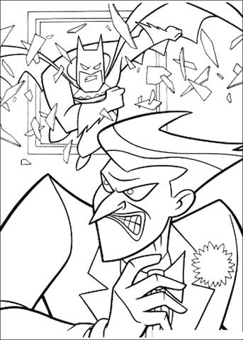 343x480 Joker Coloring Pages Click To See Printable Version Of Batman