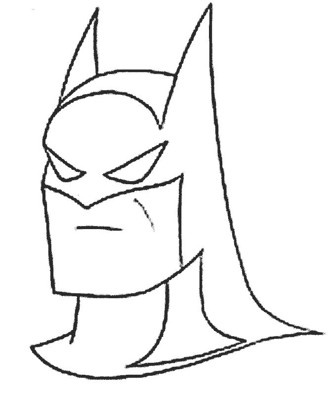 668x800 Batman Face Coloring Page Best Batman Cakes Images