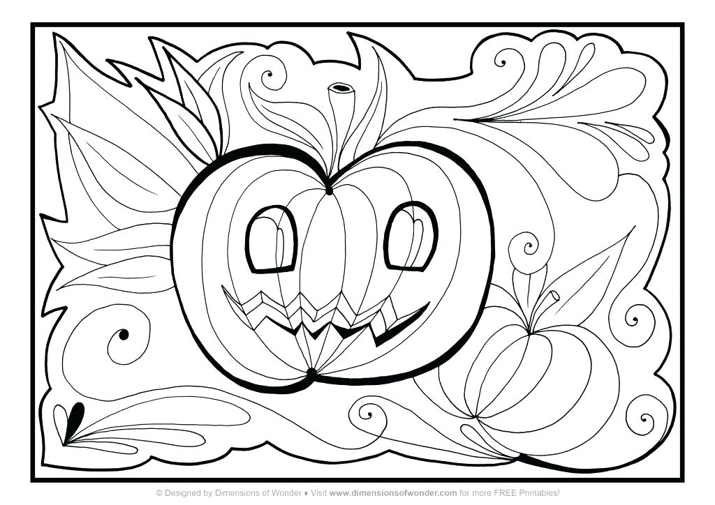 1024x724 Halloween Coloring Book Pages