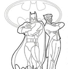 236x239 Batman Catch Joker Coloring Pages