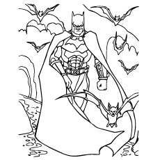 230x230 Batman Coloring Pages Free Printable For Kids