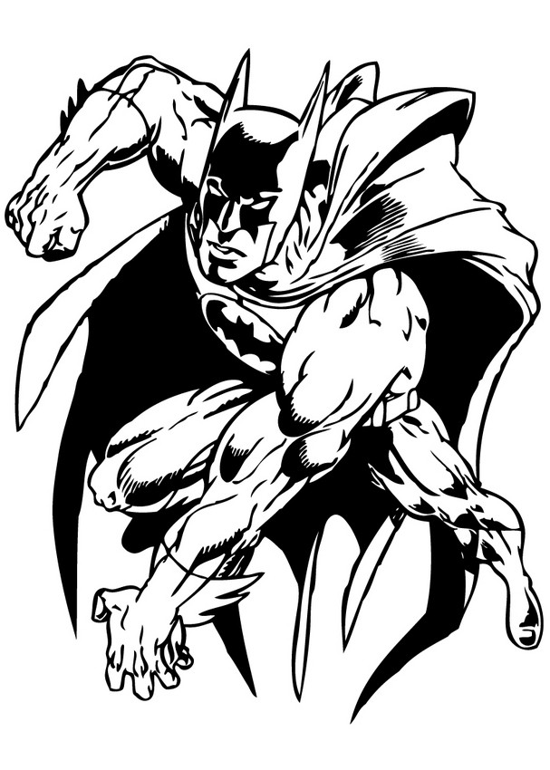 607x850 Batman And Joker Coloring Pages