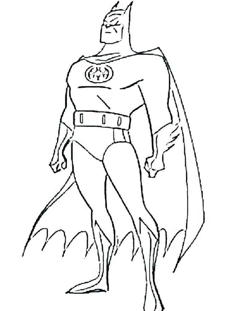 736x999 Free Batman Coloring Pages