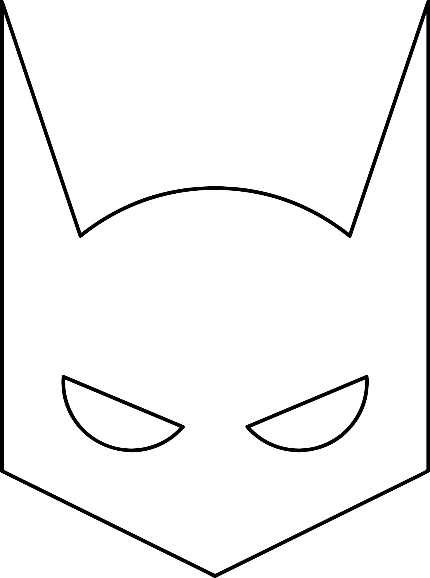 1472x1979 Batman Mask Printable Coloring Page For Kids Pages Of Exceptional