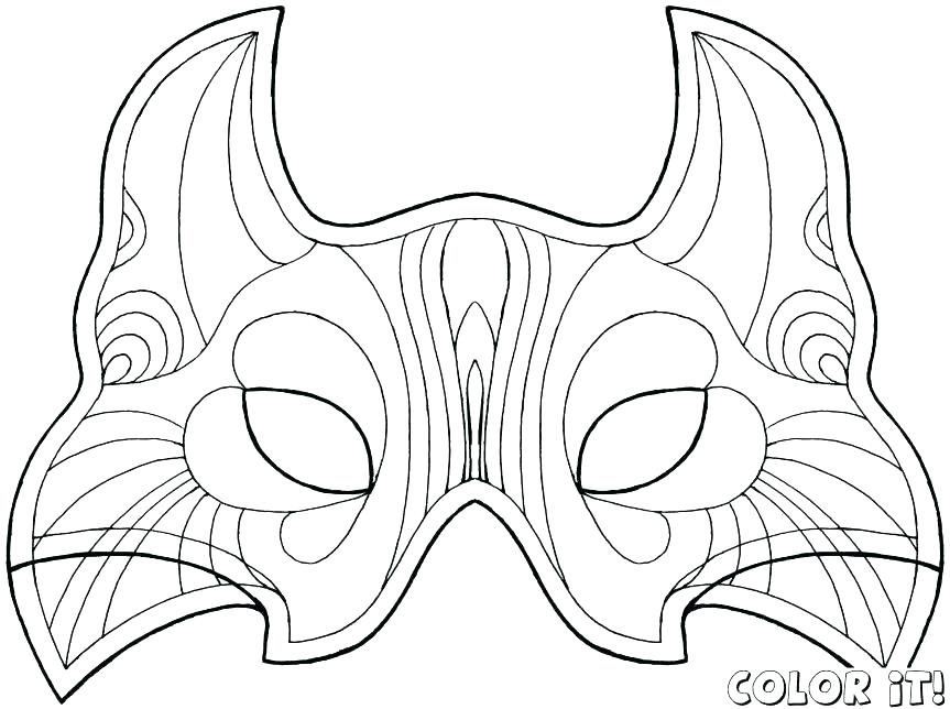 863x644 Catwoman Coloring Page Mask Coloring Page Preschool For Sweet