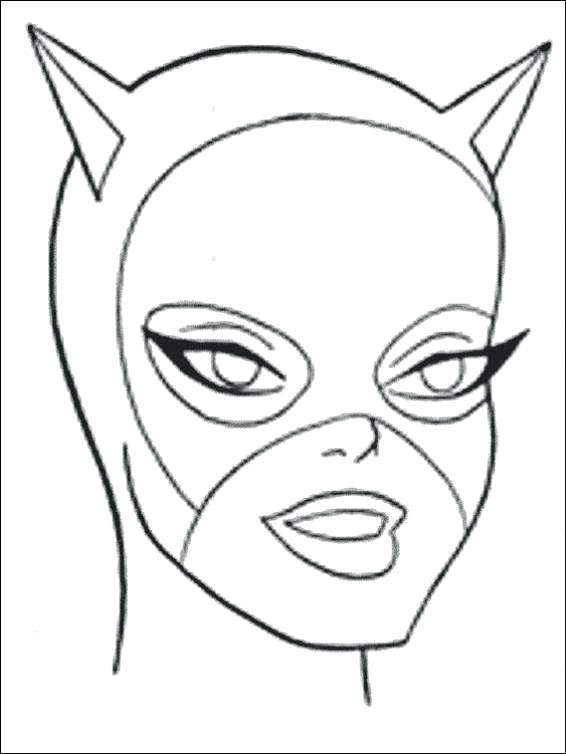 566x754 Catwoman Coloring Pages Mask Coloring Page Batman Vs Catwoman