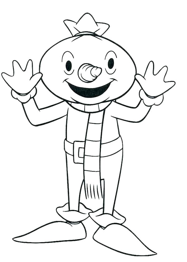600x840 Scarecrow Coloring Pages