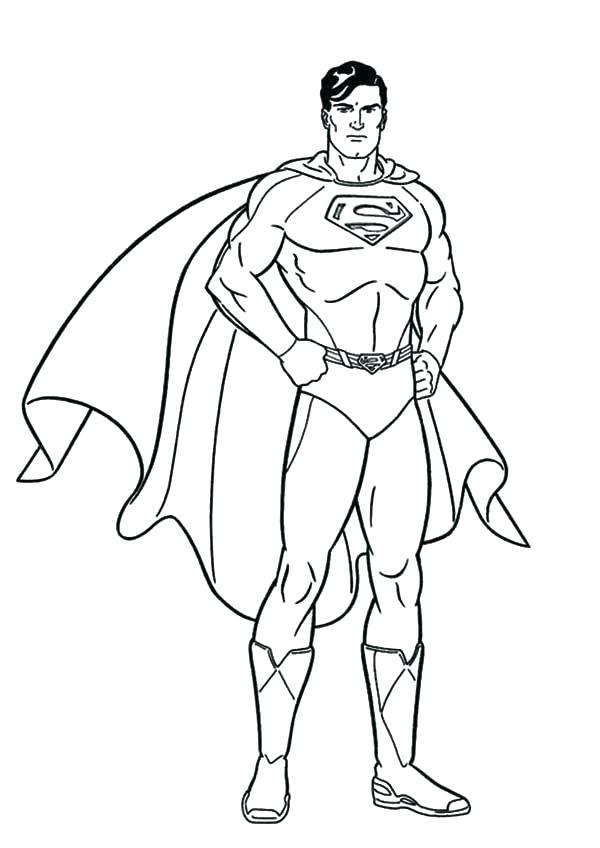 600x848 Superman Colouring Games