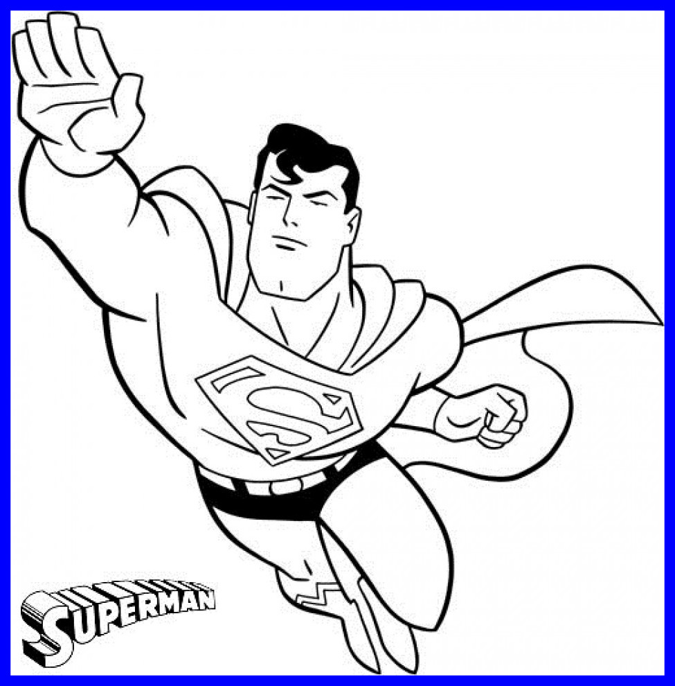 975x990 Batman Vs Superman Coloring Pages