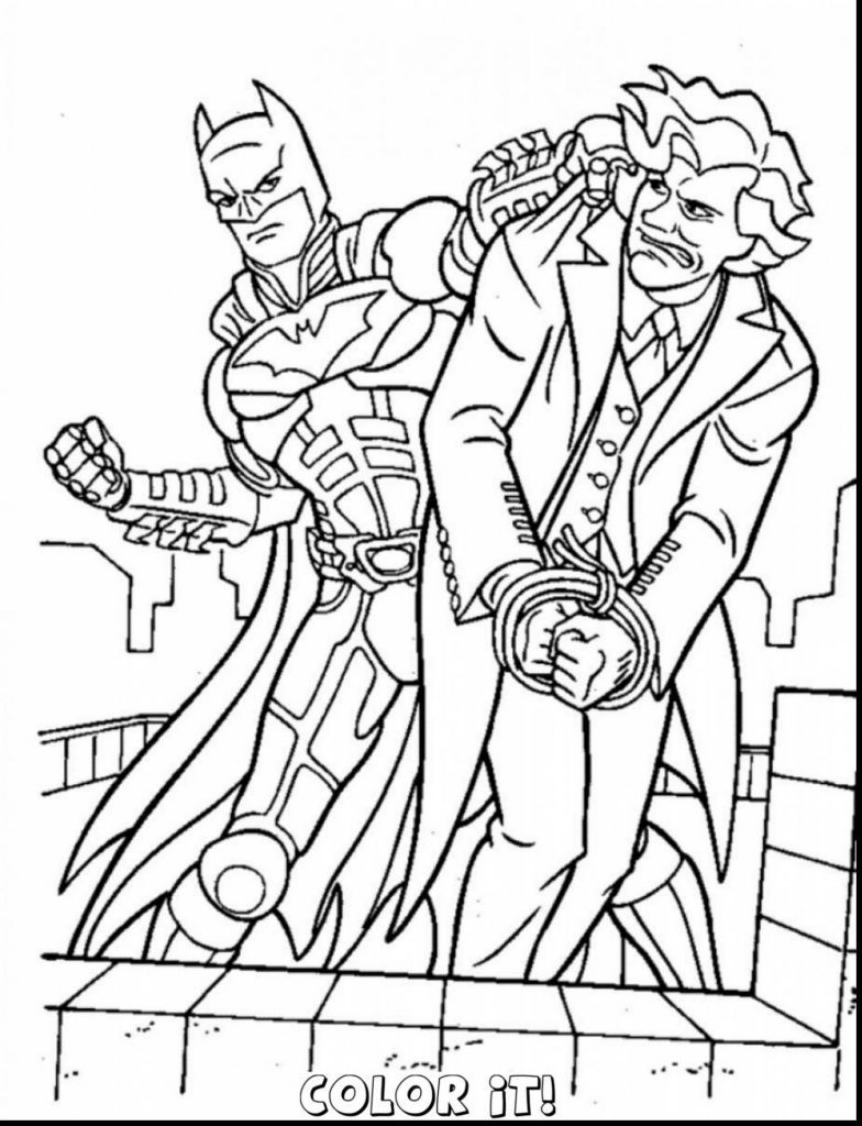 784x1024 Batman Symbol Coloring Page