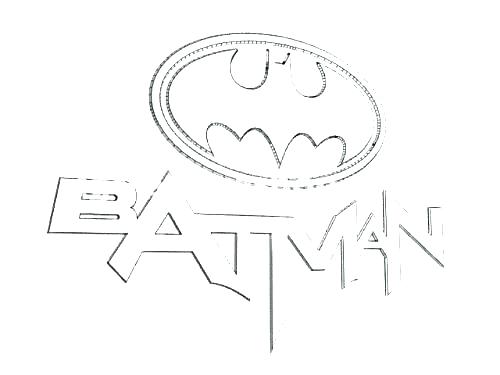 500x375 Superhero Logo Colouring Pages Kids Coloring Batman Symbol