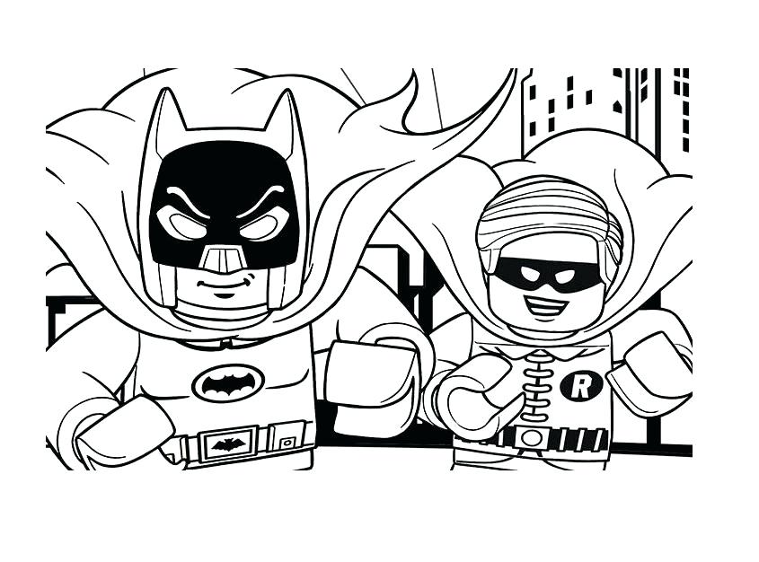 845x626 Fascinating Lego Batman Coloring Pages Batman And Robin Super