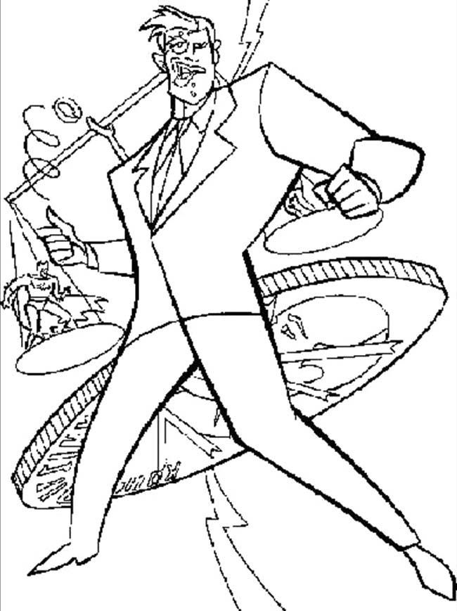 650x869 Phenomenal Batman Villains Coloring Pages Villain For Kids