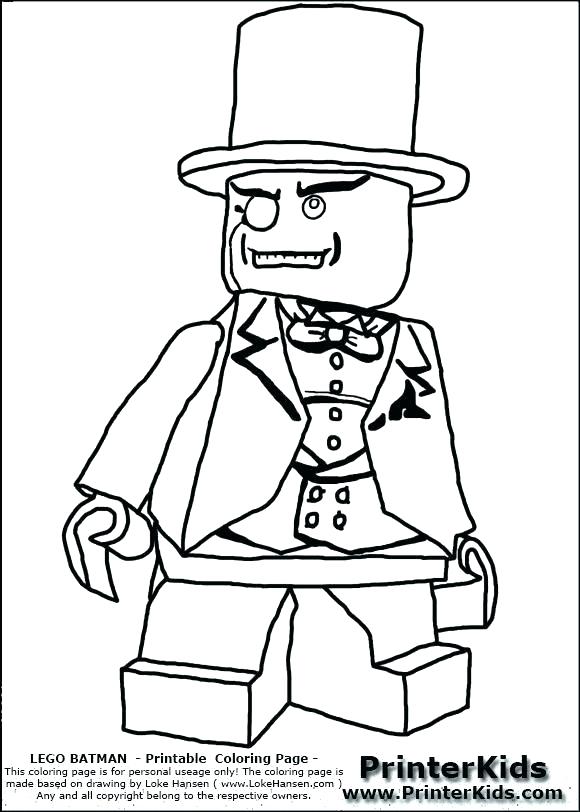 580x812 Lego Batman Coloring Pages