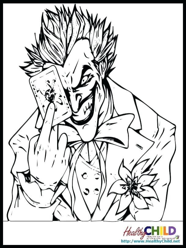 609x813 Batman Joker Coloring Pages Awesome Joker Coloring Page Batman Vs