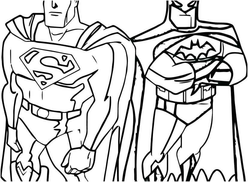 Batman Vs Superman Coloring Pages Printable Coloring Pages