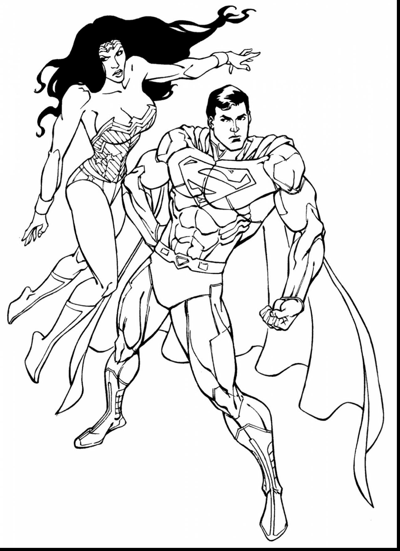 1277x1760 Batman V Superman Coloring Pages Free