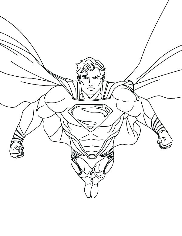 600x776 Superman Coloring Pages Print Batman And Superman Coloring Pages