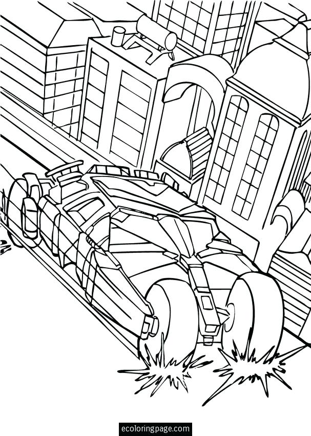 607x850 Batmobile Coloring Pages Car In The City Coloring Page Do You Like