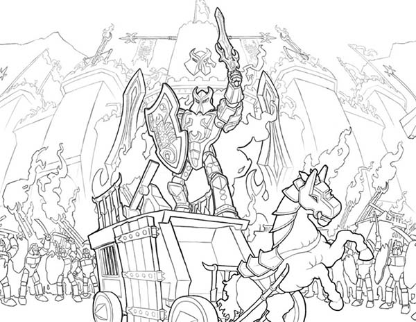 600x464 Lego Knights Win The War Coloring Pages Batch Coloring