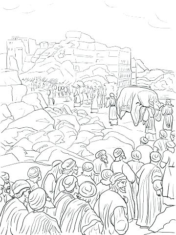 360x480 Joshua Jericho Coloring Page And Coloring Pages And The Ark