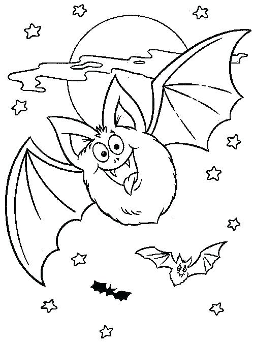 500x675 Coloring Pages Of Bats