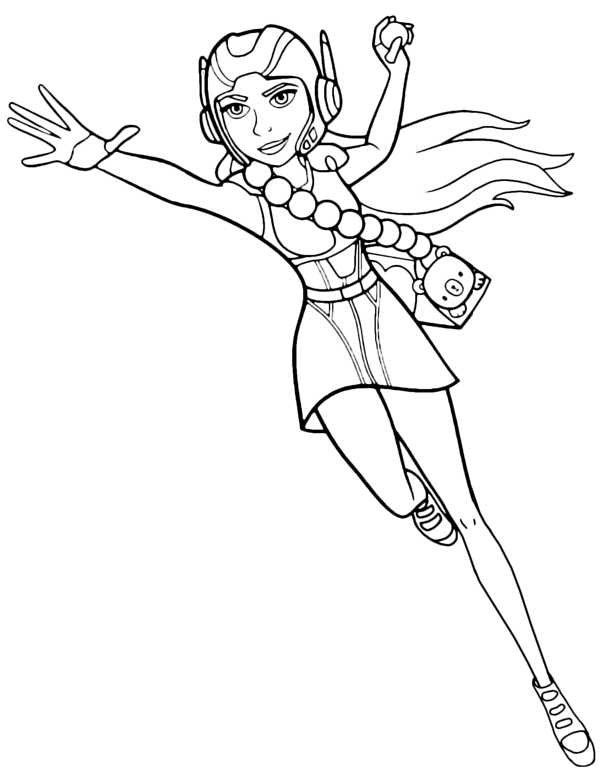 1269x1600 Helpful Baymax Coloring Pages Printable Fre