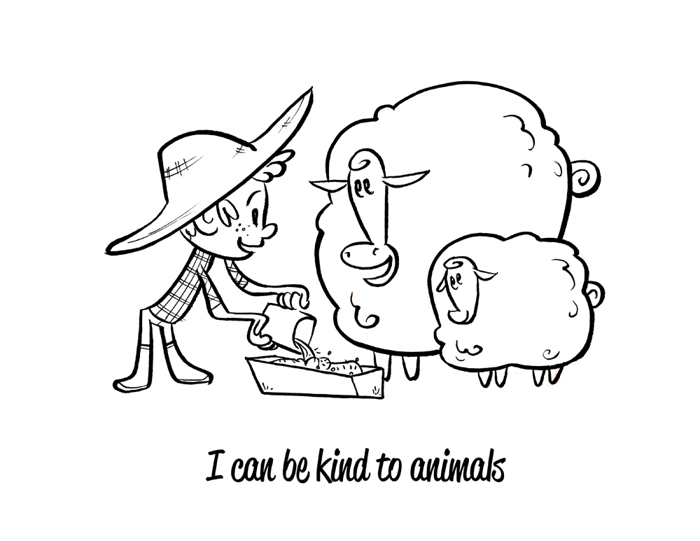 1000x773 Primary Coloring Pages Fishmen In Top Hats