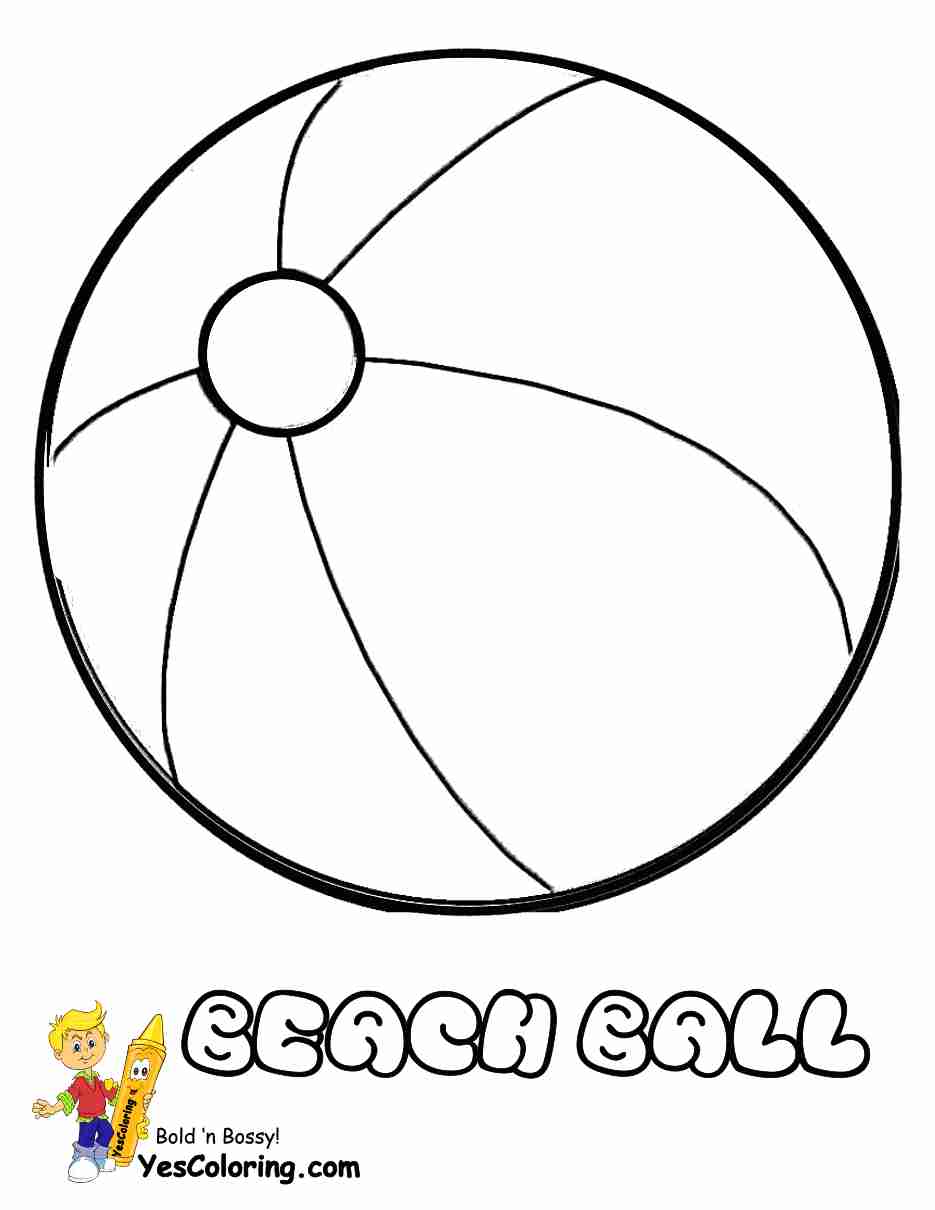 935x1210 Beach Ball Coloring Pages Page With Remarkable Printable Ripping