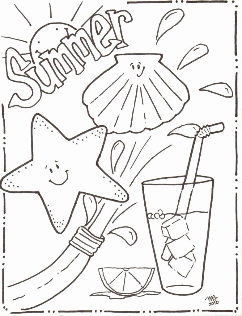 783x1024 Beach Coloring Pages Printable Coloring Page