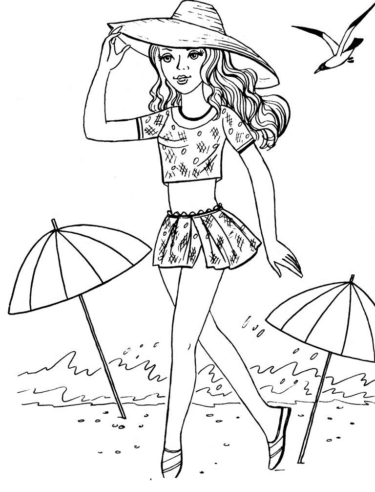 768x1006 Free Printable Beach Coloring Pages For Kids