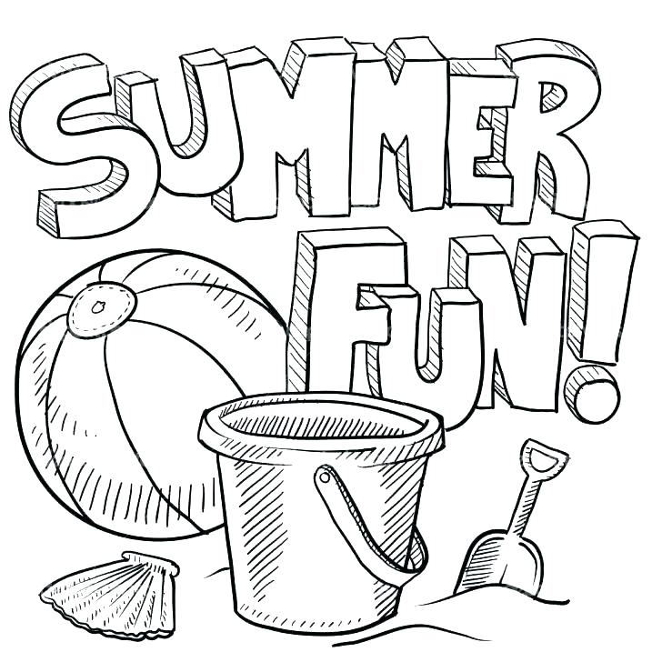 728x728 Free Summer Coloring Pages Summer Coloring Pages Printable Free