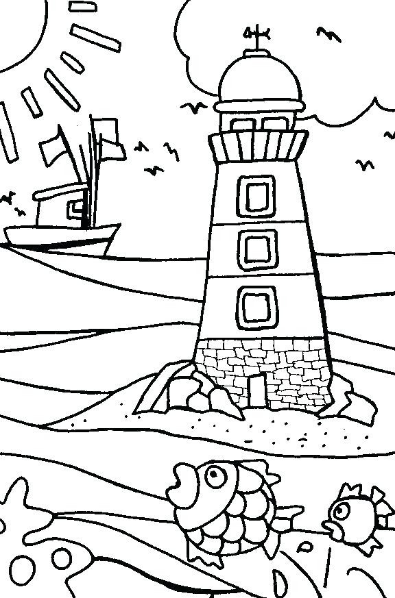 576x873 Beach Coloring Page Coloring Page Beach Free Beach Coloring Pages